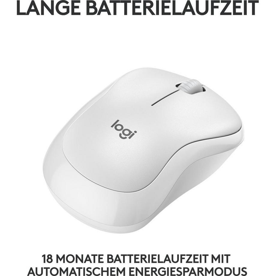 Logitech  Logitech M240 kabellose Maus – stilvolles cremefarbenes Design 