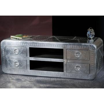 TV-Lowboard Aero argent 140