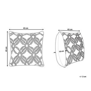 Beliani Dekokissen aus Baumwolle Boho ESENKOY  