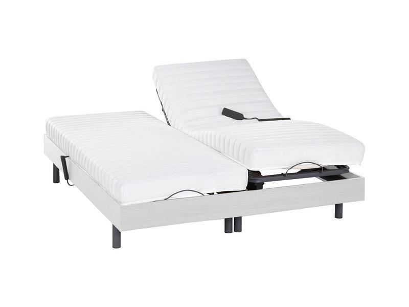 DREAMEA Lit électrique relaxation lattes plots matelas latex PANDORA II de DREAMEA moteurs OKIN  