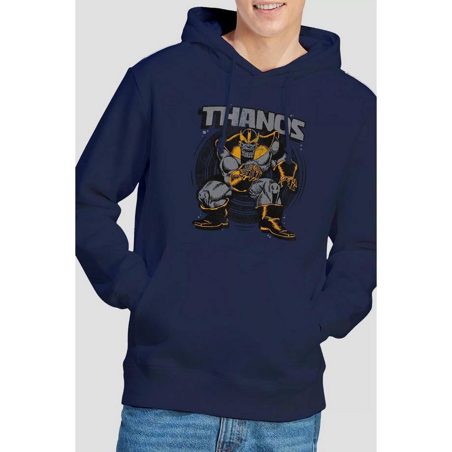 MARVEL Thanos Grafikdruck Kapuzenpullover  