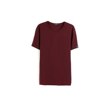 T-shirt en coton à col rond pour hommes 185G