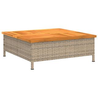 VidaXL Table de jardin rotin synthétique  