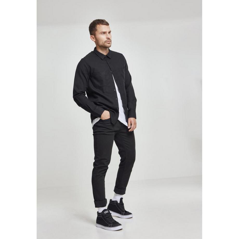 URBAN CLASSICS Basic Flanellhemd  
