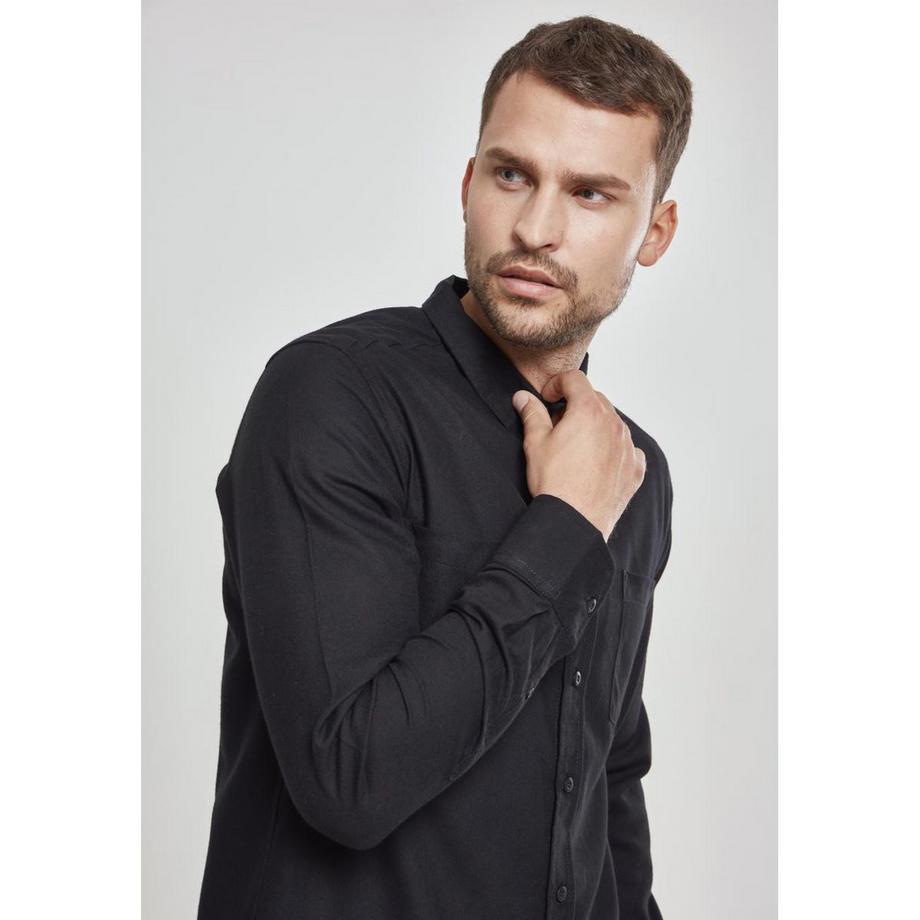 URBAN CLASSICS Basic Flanellhemd  