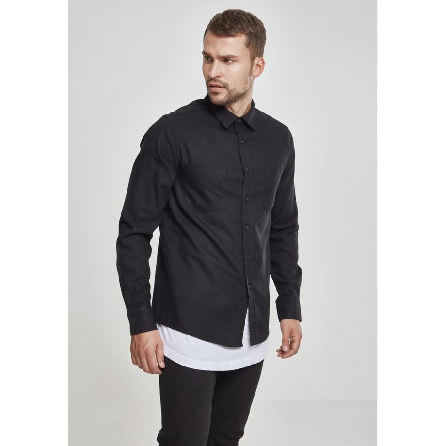 hemd urban klassisch basic flanell gt