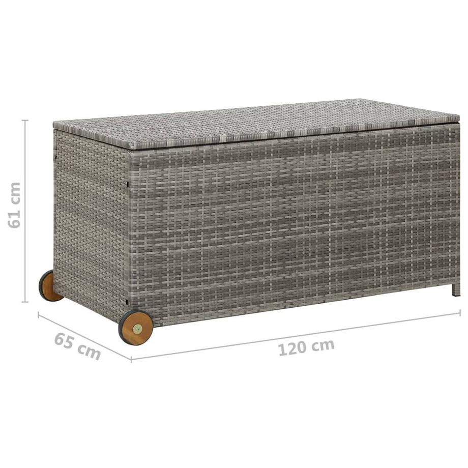 VidaXL Aufbewahrungsbox poly-rattan  