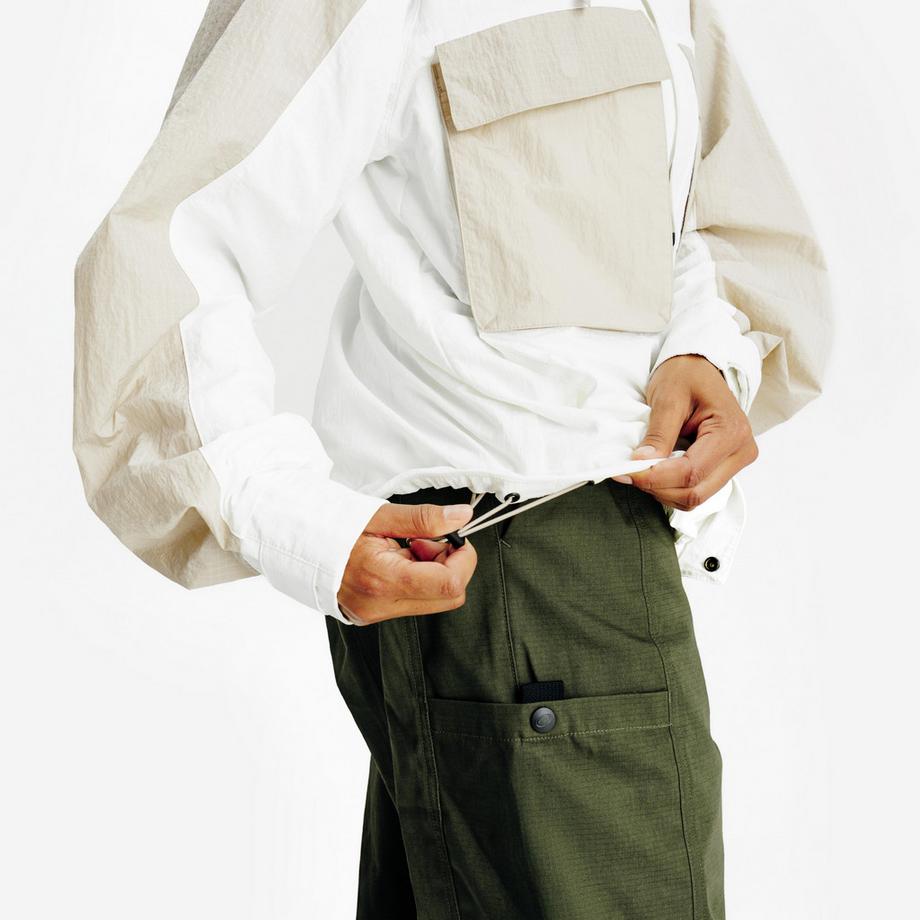 DECATHLON Cropped Polyamid Jacke  