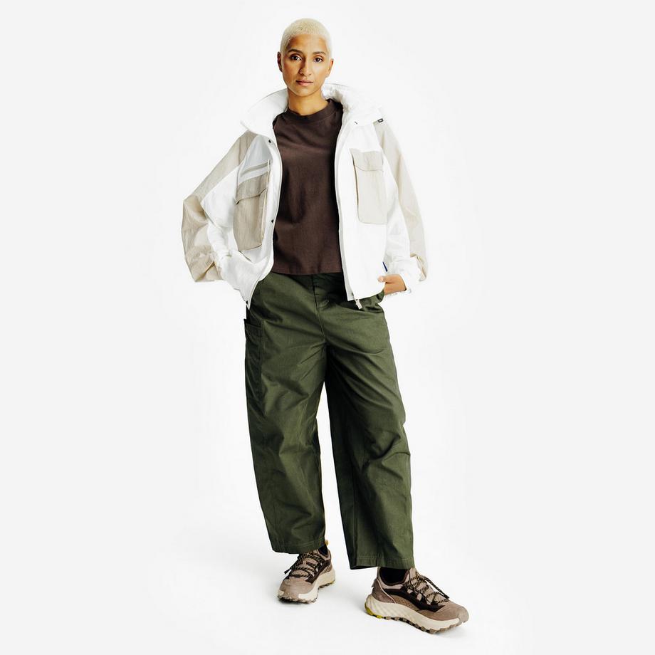 DECATHLON Cropped Polyamid Jacke  