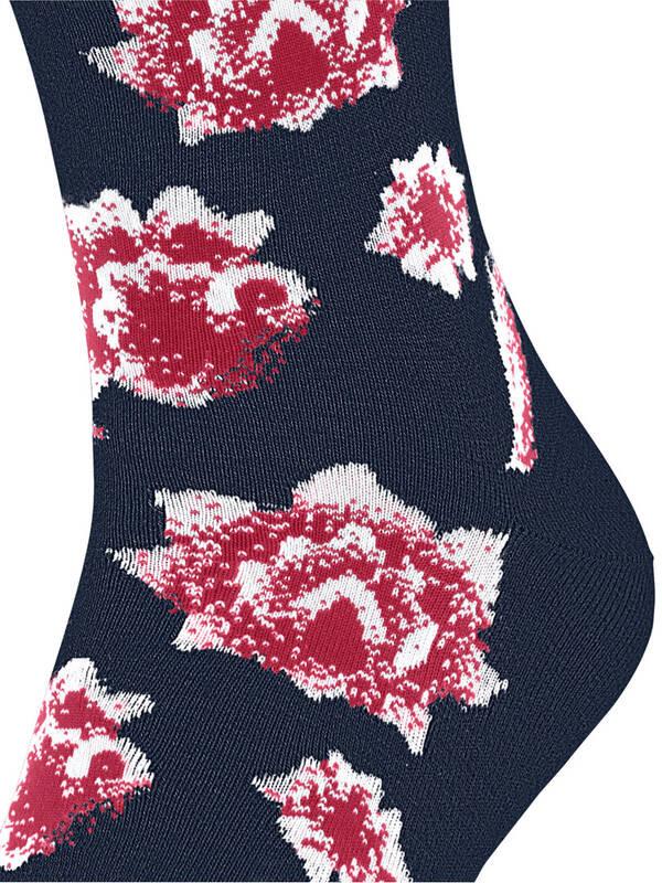 Burlington  Socken Denim Flower 