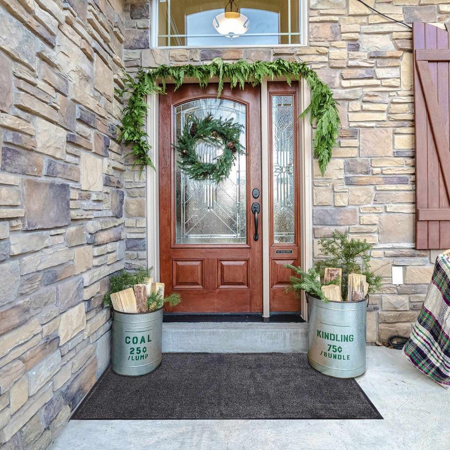 Northix Tappetino raccogli-sporco grigio  