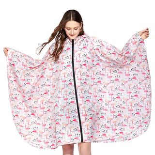 Alopini Unisex Wasserdichter Wiederverwendbarer Regenponcho mit Kapuze  