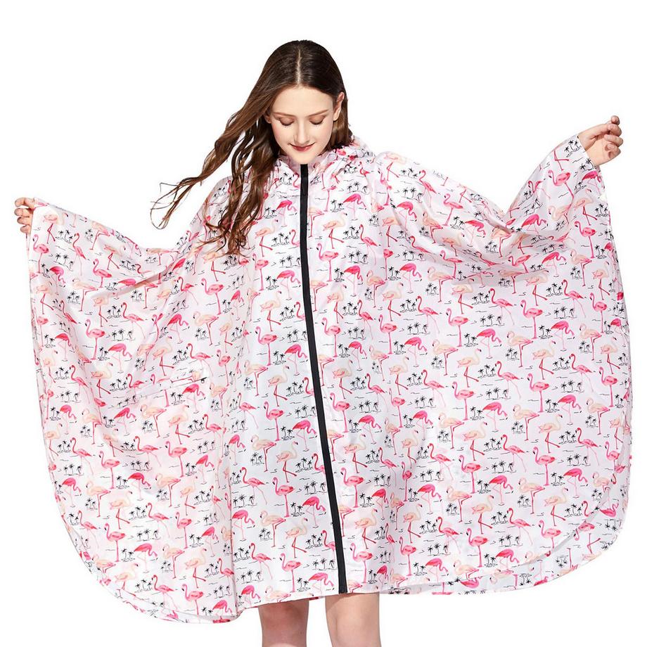 Alopini Poncho de Pluie Unisexe Imperméable Réutilisable avec Capuche  