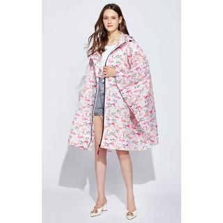 Alopini Unisex Wasserdichter Wiederverwendbarer Regenponcho mit Kapuze  