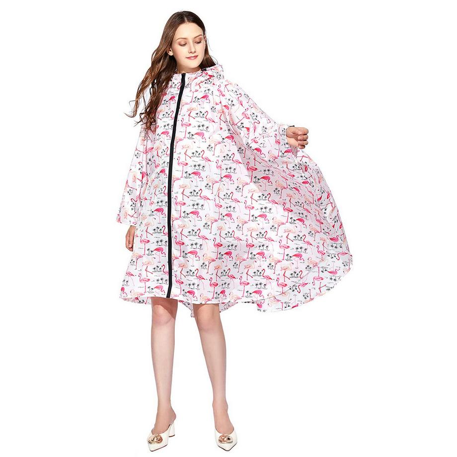 Alopini Poncho de Pluie Unisexe Imperméable Réutilisable avec Capuche  