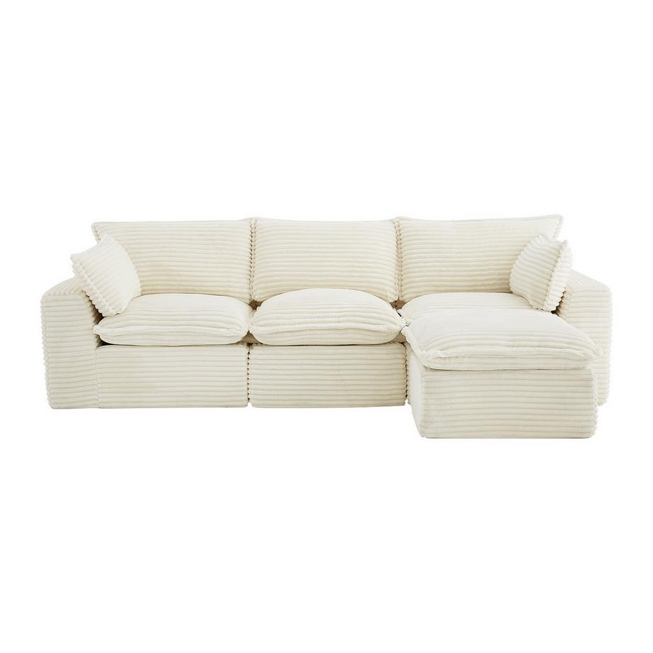 Vente-unique Canapé modulable 5 places CYROMA  