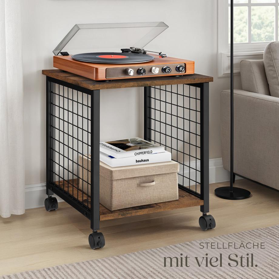 Tectake Tavolino Gary Stile industriale  