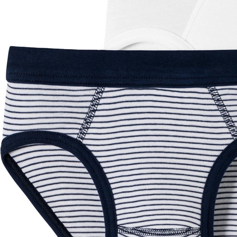 Schiesser  4er Pack Kids Boys Feinripp Organic Cotton - Sportslip 