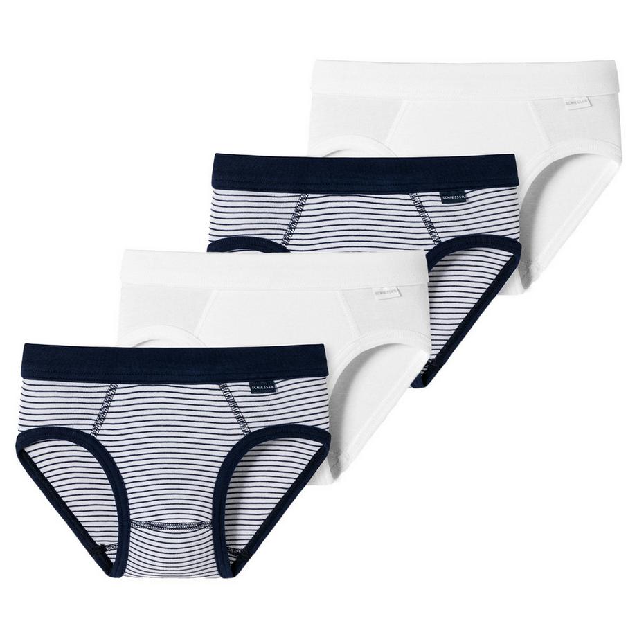 4er Pack Kids Boys Feinripp Organic Cotton - Sportslip