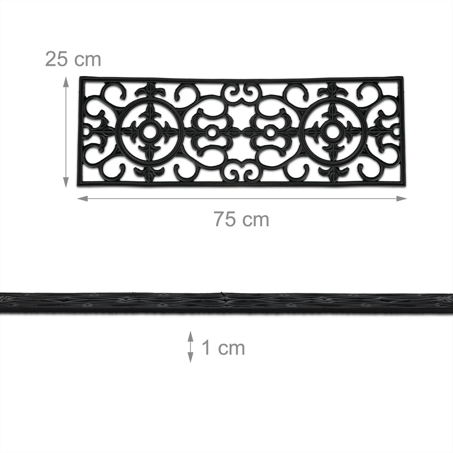 B2X Fußmatte aus Gummiornament  