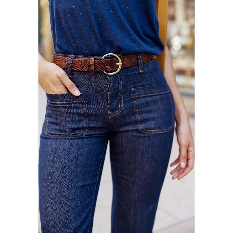 La Petite Etoile Damen Gürtel aus Schlangenlederimitat  