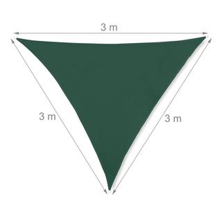 B2X Voile d'ombrage triangulaire vert  