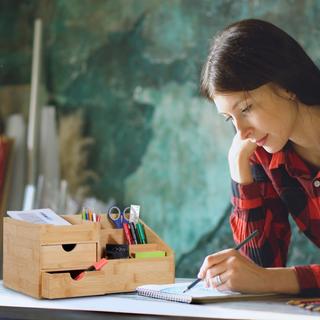 B2X Organizzazione scrivania con 2 cassetti  