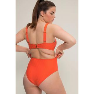 Studio Untold  Slip a vita alta del bikini con texture a onde 