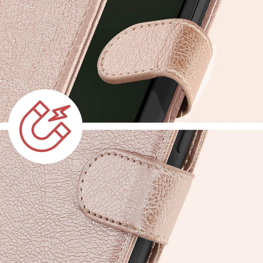 Avizar  Klappetui Apple iPhone 15 Rosegold 