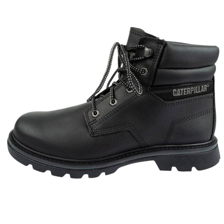 Caterpillar Bottines à Bout Carré en Cuir  