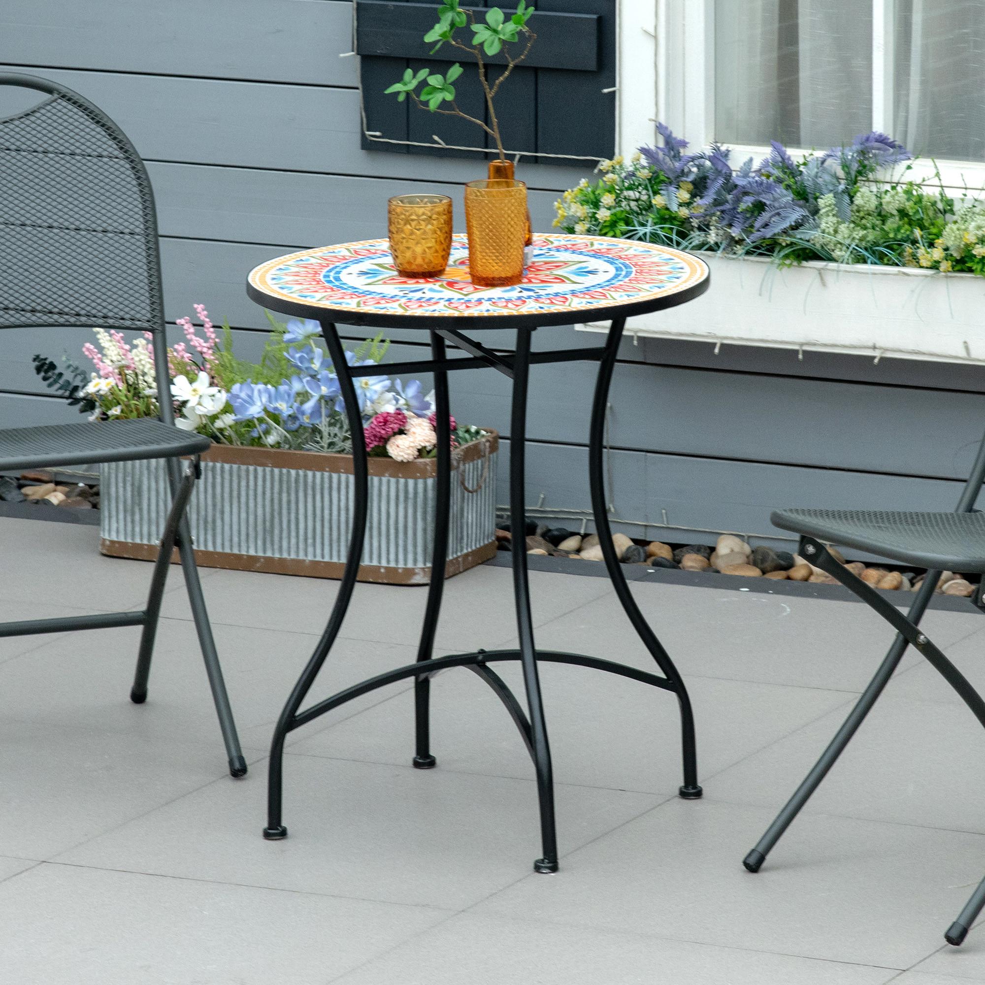 Outsunny Table de jardin  