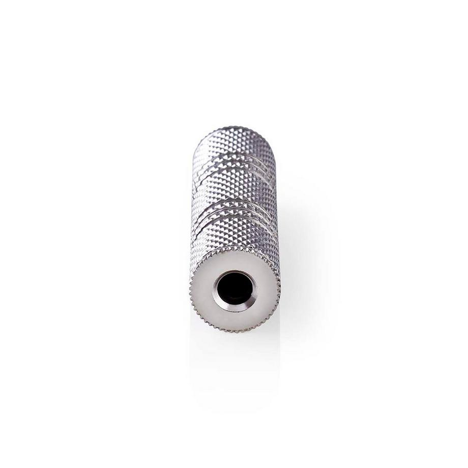 Nedis  Adaptateur audio stéréo | 3,5 mm Hona | 3,5 mm Hona | Plaques de nickel | Rak | Métal | Argent | 1 pc. | Verrouillage 