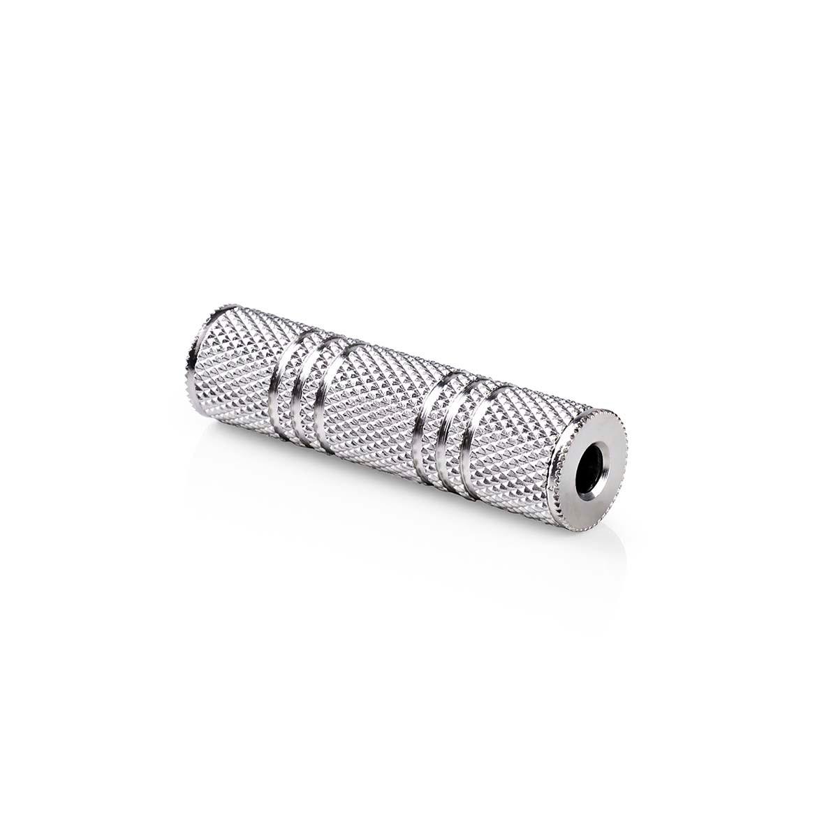 Nedis  Stereo Audio Adapter | 3,5 mm Hona | 3,5 mm Hona | Nickel Plates | Rak | Metall | Silber | 1 St. | Schloss 