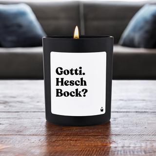 CandleHand Bougie Parfumée Woody Gotti. Hesch Bock?  