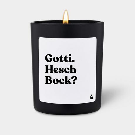 CandleHand Bougie Parfumée Woody Gotti. Hesch Bock?  