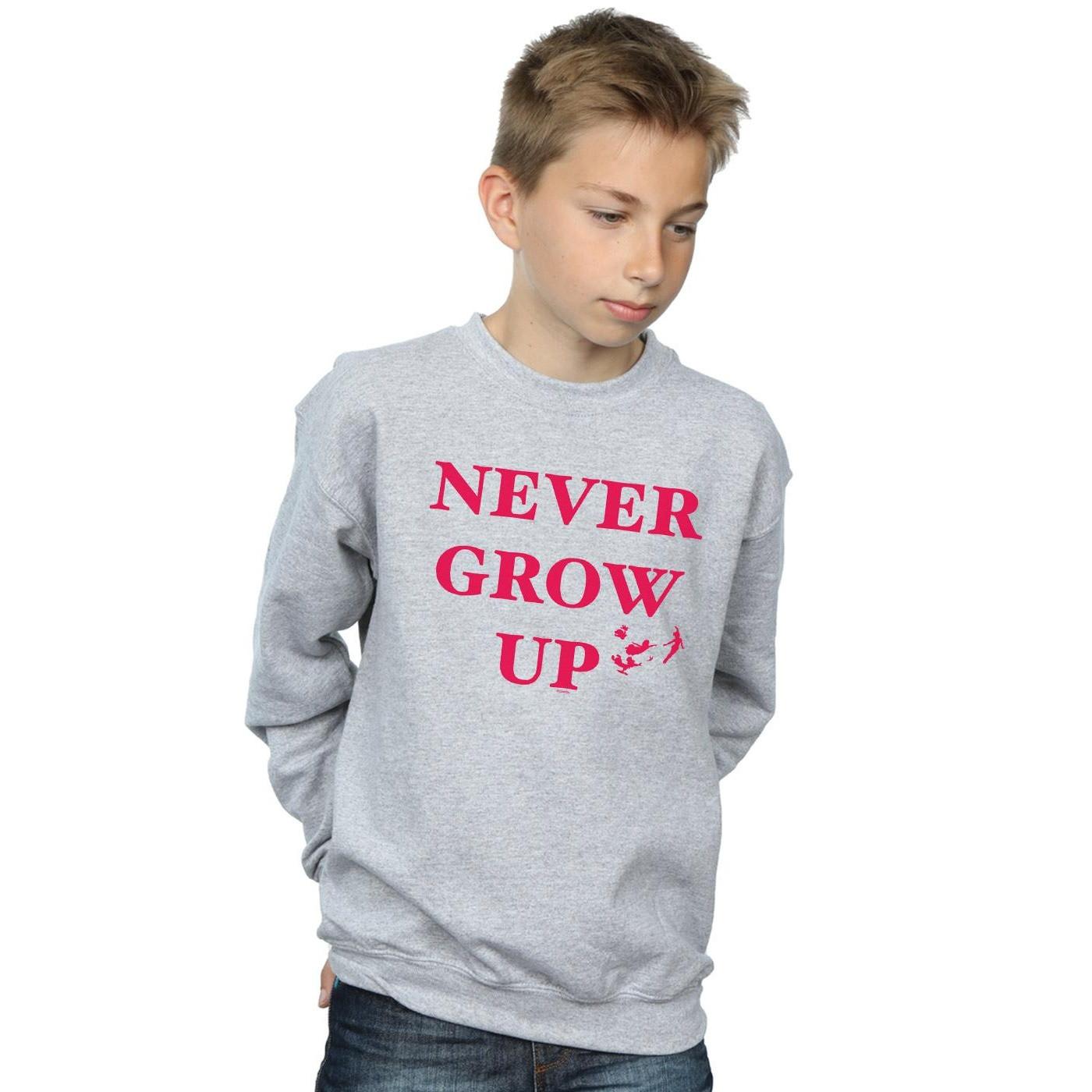 Disney  Never Grow Up Sweatshirt 