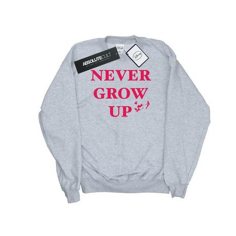 Disney  Never Grow Up Sweatshirt 