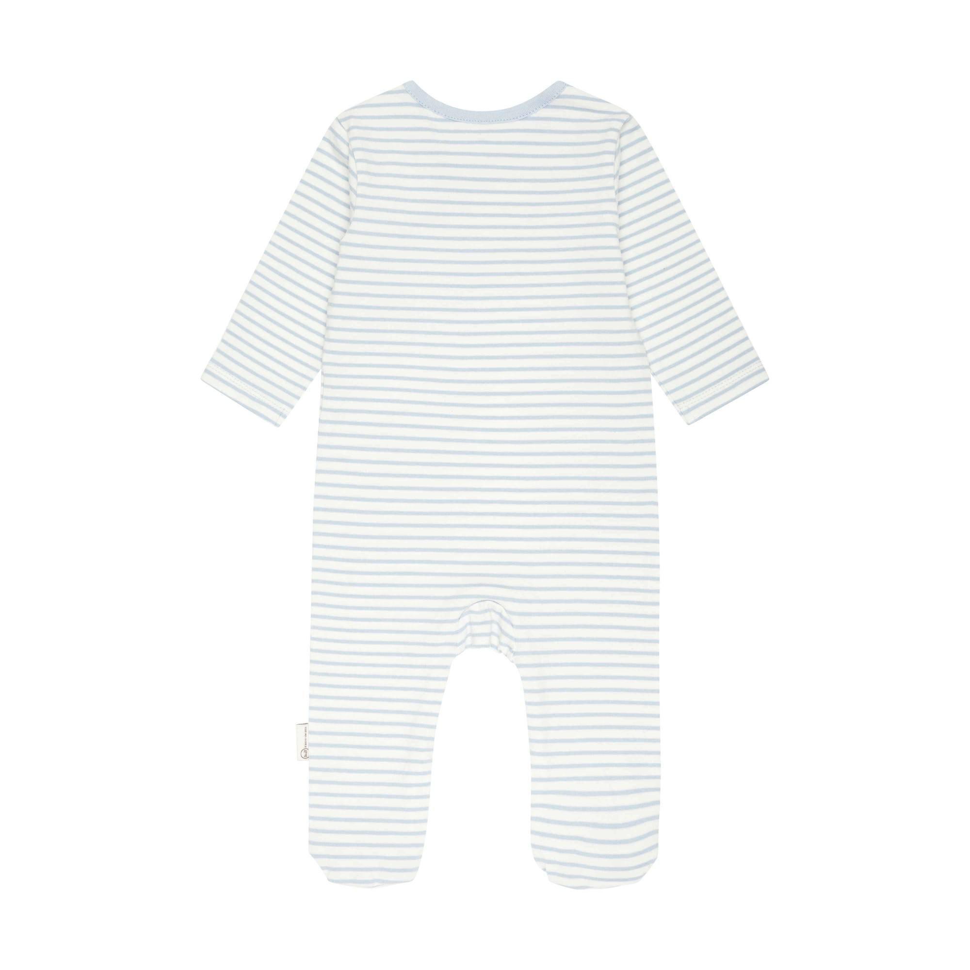 Steiff Bequem sitzender gestreifter Strampler  