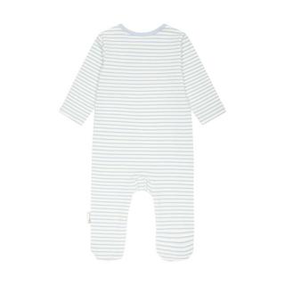 Steiff Bequem sitzender gestreifter Strampler  