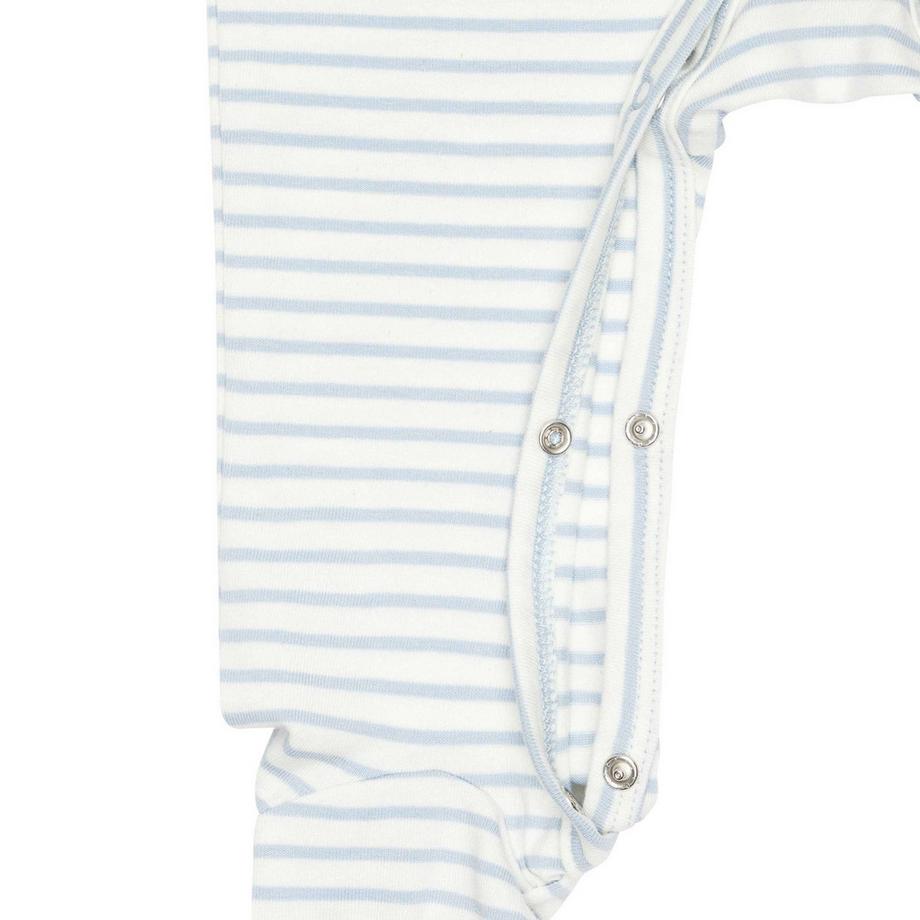 Steiff Bequem sitzender gestreifter Strampler  