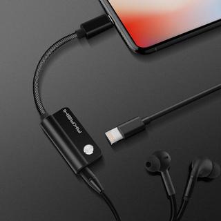 Akashi  Adaptateur Audio + Charge Akashi Noir 