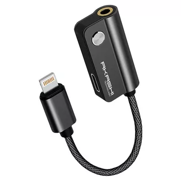 Adattatore Audio Carica Akashi Nero