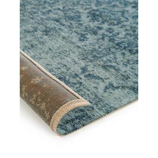 Benuta Tapis tissé à plat Tosca Bleu  