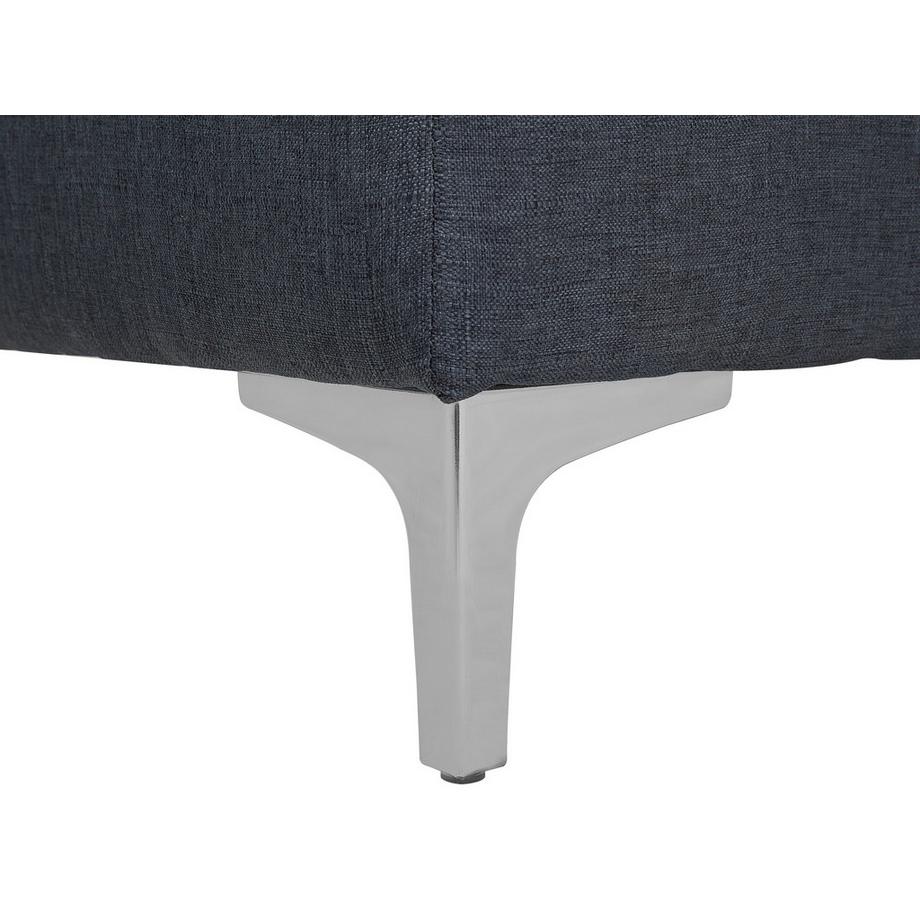 Beliani Ottomane aus Stoff Klassisch ABERDEEN  