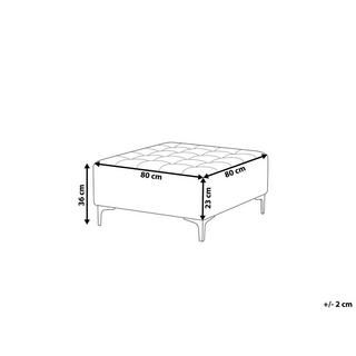 Beliani Ottomana en Tessuto Classico ABERDEEN  