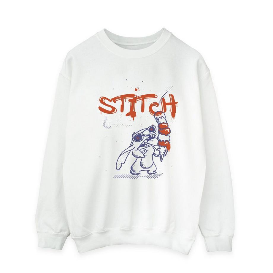 Disney Stitch Stampa Grafica Felpa  