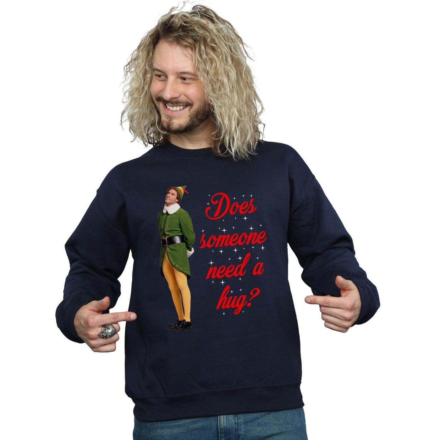 Elf Does Someone Need A Hug Sweatshirt  
