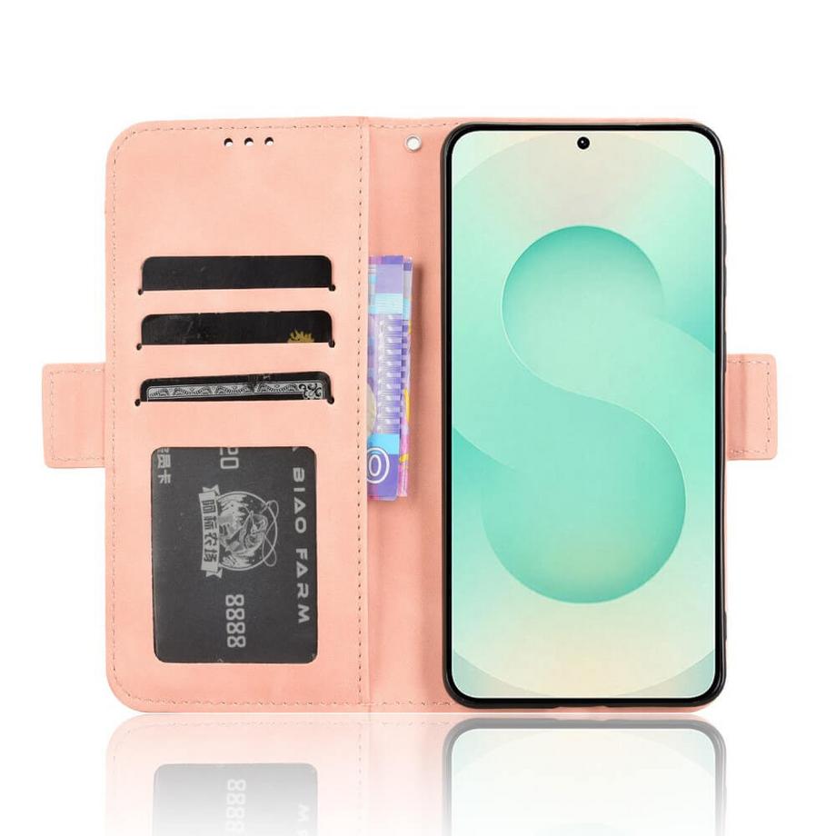 Cover-Discount  Galaxy S25 Edge - Etui viele Kartenfächer 