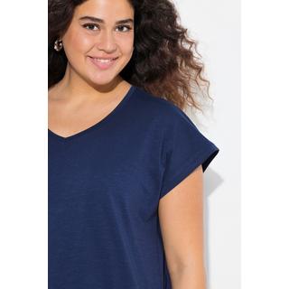 Ulla Popken Blazer en jersey Bords roulés Col à revers Manches longues  