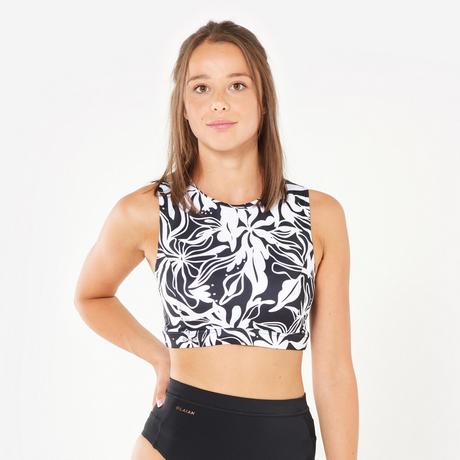 OLAIAN Bustier Bikini Oberteil Druck  